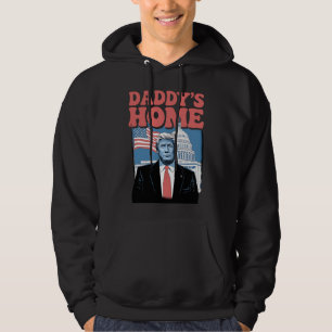 Sudadera Presidente Trump Papá está en casa Recuperemos Amé