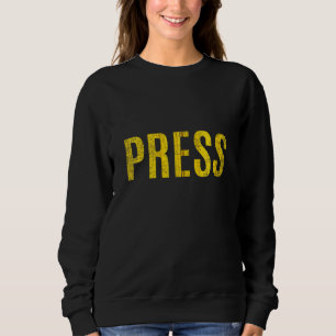Sudadera Press Shiralist Reporter Credenciales Zip
