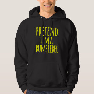 Sudadera Pretende Que Soy Un Bumblebee Vee Costume Hallowee