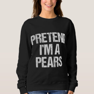 Sudadera Pretende que soy un disfraz perezoso de Halloween