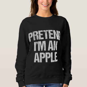 Sudadera Pretende que soy un disfraz perezoso de Halloween 