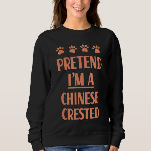 Sudadera Pretende que soy un traje chino para la carne de p
