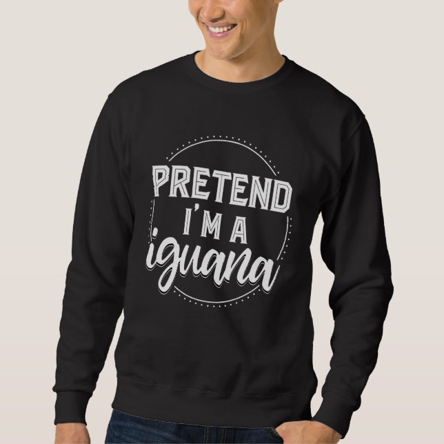 Sudadera Pretendiendo la iguana (Anverso)