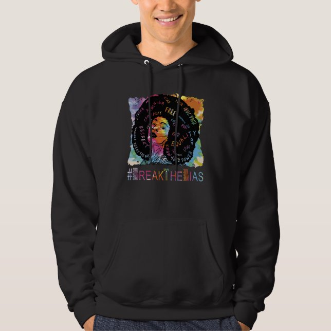 Sudadera Pretty Black History Break the Bias  3 (Anverso)