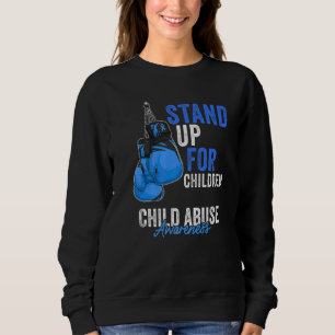 Sudadera Prevención del abuso infantil Concienciación Boxeo