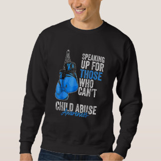Sudadera Prevención del abuso infantil Concienciación Boxeo