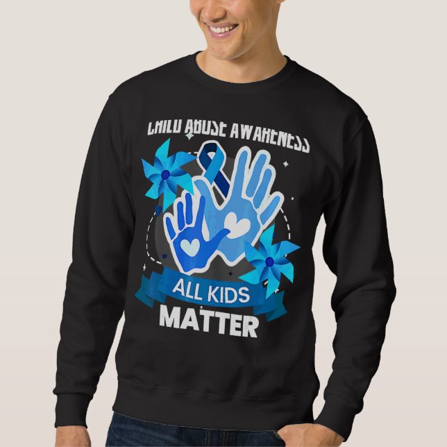 Sudadera Prevención del maltrato infantil Prevención de la  (Anverso)