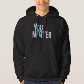 Sudadera Prevención del Suicidio Importas Verde Azul Concie