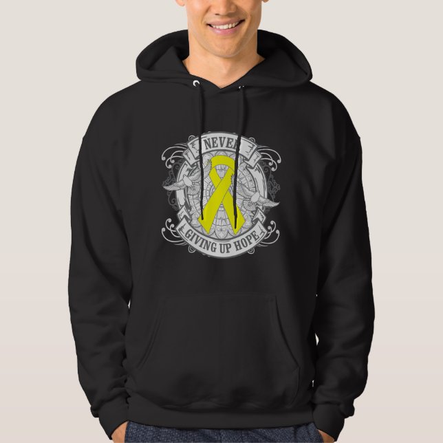 Sudadera Prevención del suicidio nunca que da para arriba (Anverso)
