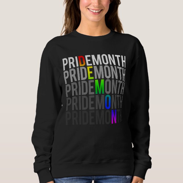 Sudadera Pride Month Demon LGBT Gay Pride Month Transgender (Anverso)