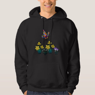 Sudadera Primavera Pascua Daffodil Crocus Butterfly Childre