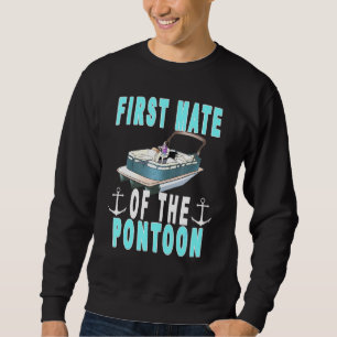 Sudadera Primer Capitán De Pontón De Mens Pontoon