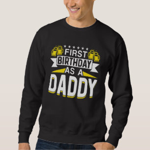 Sudadera Primer Cumpleaños De Un Papá Fiesta Papá Padre Pap