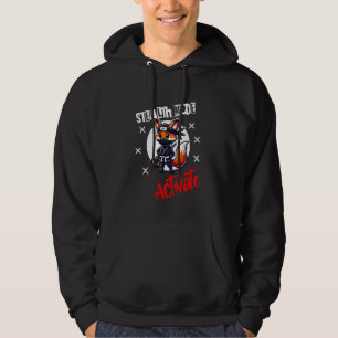 Sudadera Primer día de clases El Modo Stealth Ninja se acti