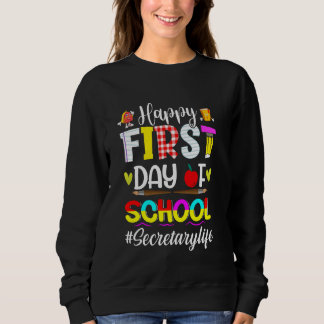 Sudadera Primer Día De Colegios Para Mujeres Secretarias