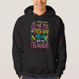 Sudadera Primer Día De Educación Preescolar De Regreso A La