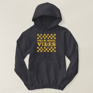 Sudadera Primer día de escuela de la universidad de Vibes p