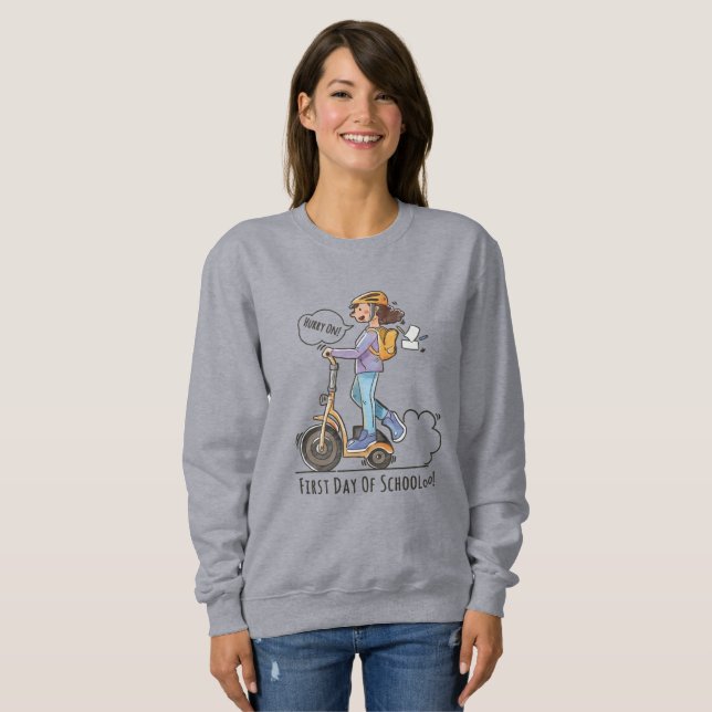 Sudadera Primer día de la escuela | Mujeres (Anverso completo)