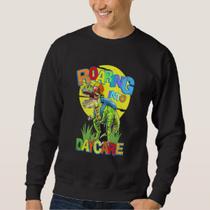 Sudadera Primer día de los niños en la guardería T Rex Dino