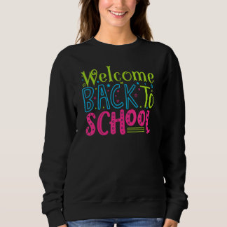 Sudadera Primer Día Del Colegio Hola Estudiante De Vuelta A