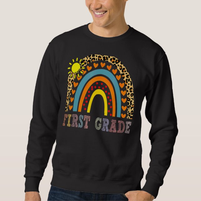 Sudadera Primer Grado Chicas Arcoiris Equipo de Maestros 4G (Anverso)