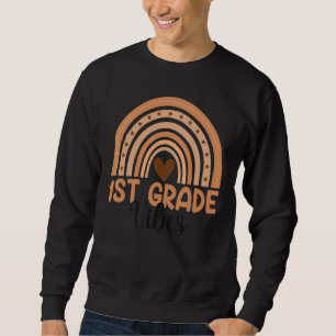 Sudadera Primer Grado Vibes De Vuelta A La Escuela Boho Rai