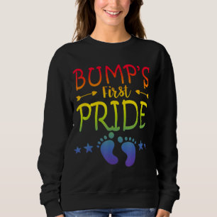 Sudadera Primer Orgullo de Bumpu Lgbt Embarazo Lésbico Anno