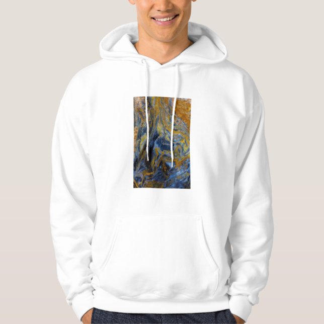 Sudadera Primer plano abstracto de Pietersita (Anverso)