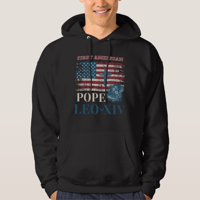 Sudadera Primera cita del Papa americano Leo XIV (Anverso)