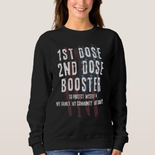 Sudadera Primera Dosis Segunda Vacuna De Fúster De Segunda 