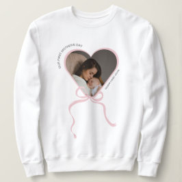 Sudadera Primera foto del personalizado del Día de la Madre