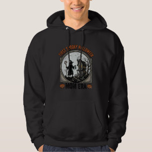 Sudadera Primera Mamá de Halloween Grabado Antiguo Bruja Em