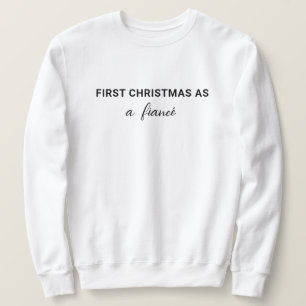 Sudadera Primera Navidad simple como prometido Comprometi