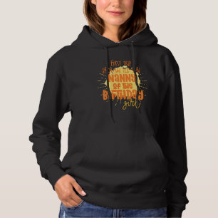 Sudadera Primera travesía de la Chica Nanny Birthday por la