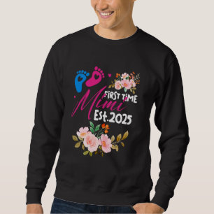 Sudadera Primera Vez Mimi 2025 Embarazo De Madres Florales