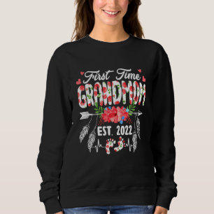 Sudadera Primera Vez que la abuela Cumple con el Día de la 