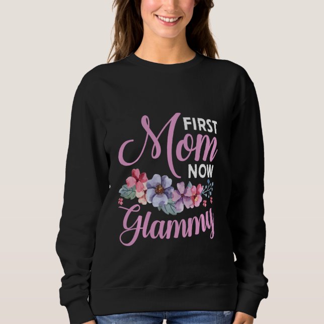 Sudadera Primeras bendiciones de la abuela glamour promovid (Anverso)