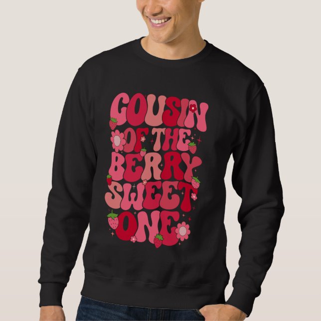 Sudadera Primo De Berry Sweet One Strawberry First Bir (Anverso)