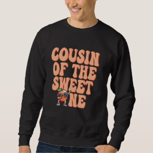 Sudadera Primo de The Sweet One Peach cumpleaños 1st en Pea