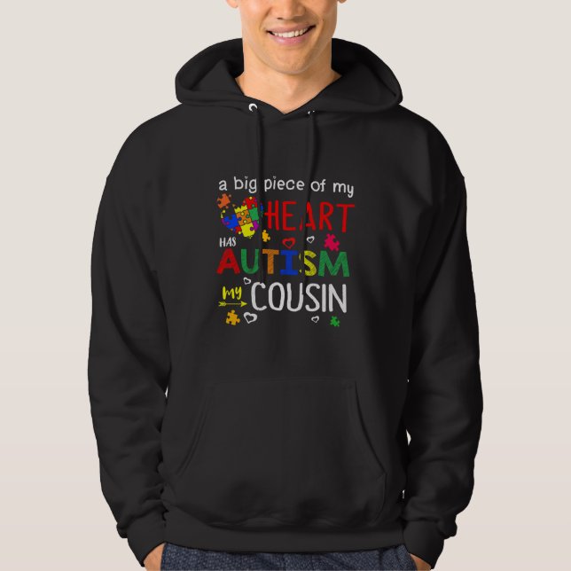Sudadera Primo Piece Rompe el corazón Conciencia del autism (Anverso)