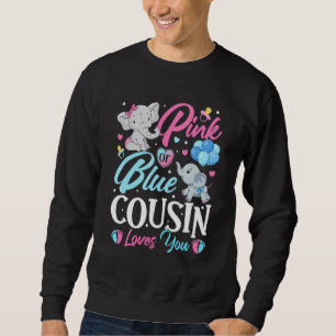 Sudadera Primo rosa azul elefante ama su resguardo de embar