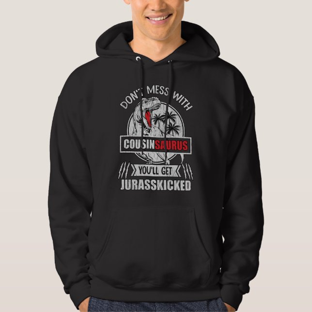 Sudadera PrimoSaurus Primo de Dinosaurio Divertido Regalo F (Anverso)