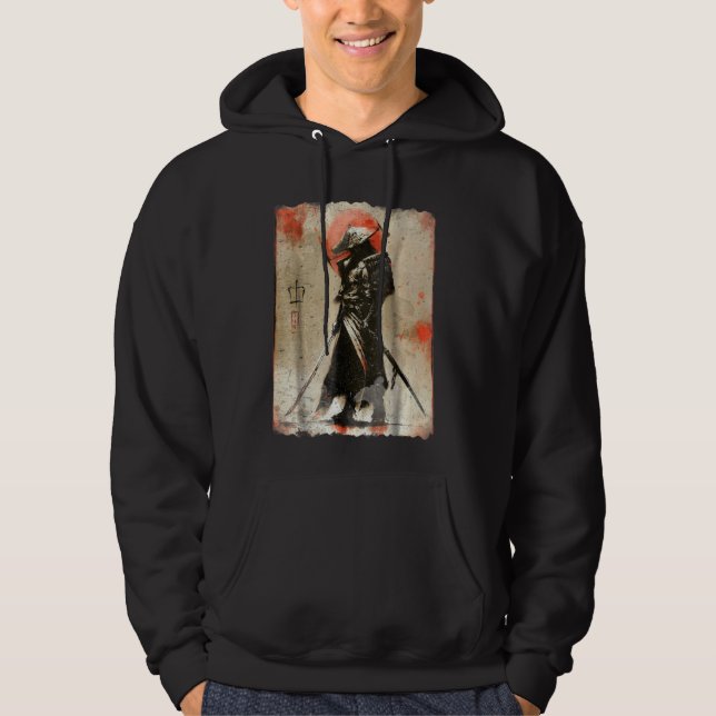 Sudadera Prin Bushido japonés de arte retro (Anverso)