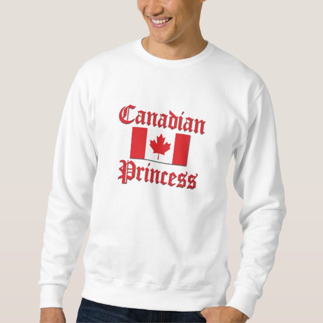 Sudadera Princesa canadiense (Anverso)