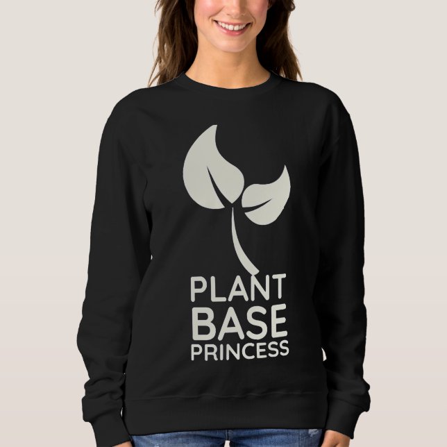 Sudadera Princesa de base de planta (Anverso)