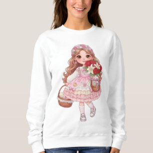 Sudadera princesa de corazones