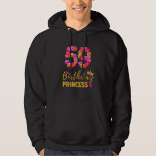 Sudadera Princesa de cumpleaños de 59 años flor es mi 59º B