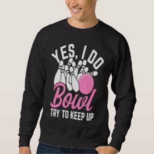 Sudadera Princesa de la chica de bolos Pin Bolera Strike Eq