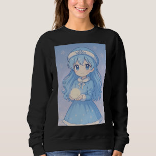 Sudadera Princesa de la nieve invernal linda – Holid azul K