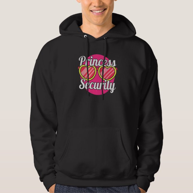 Sudadera Princesa de Seguridad Princesa Protección Padre Br (Anverso)